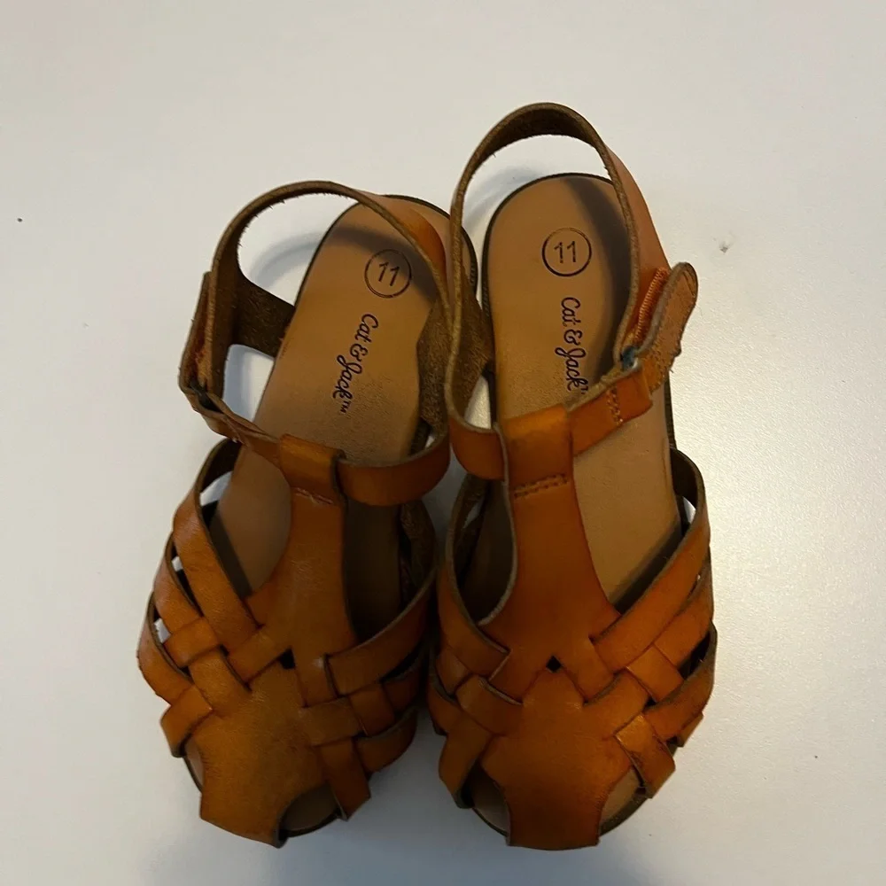 Cat & Jack Tan Kids Sandals